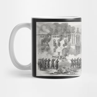 Revolution Palermo Sicily Massacre of people at the Convent of The White Benedictines 1860 Mug